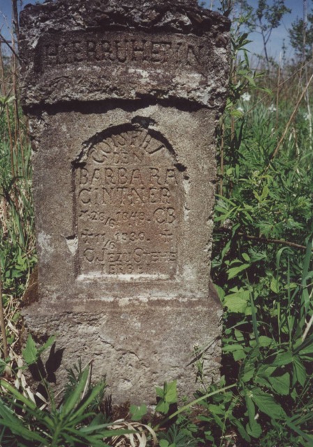 Friedhof Felizienthal, Barbara Güntner 1843-1930